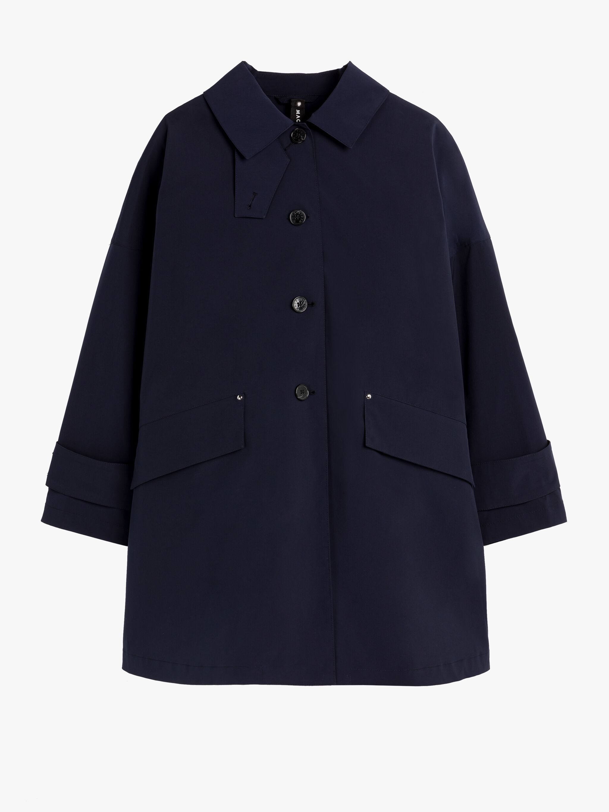 HUMBIE NAVY ECO DRY OVERCOAT - 1