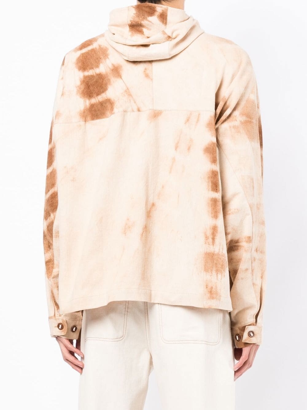 Forager tie-dye hooded jacket - 4