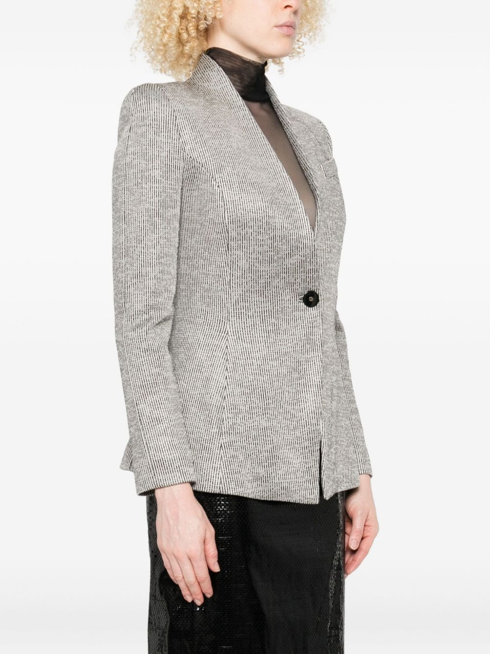 single-breasted blazer - 3