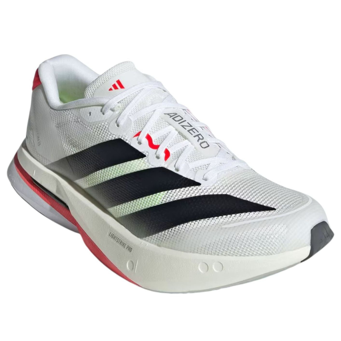 (WMNS) adidas AdiZero Boston 13 'White Black Lucid Red' JS4934 - 2