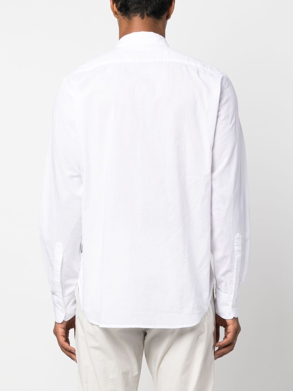 long-sleeved plain shirt - 4