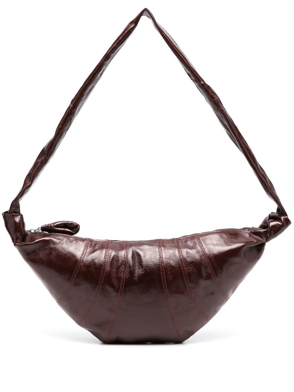 Croissant leather shoulder bag - 1