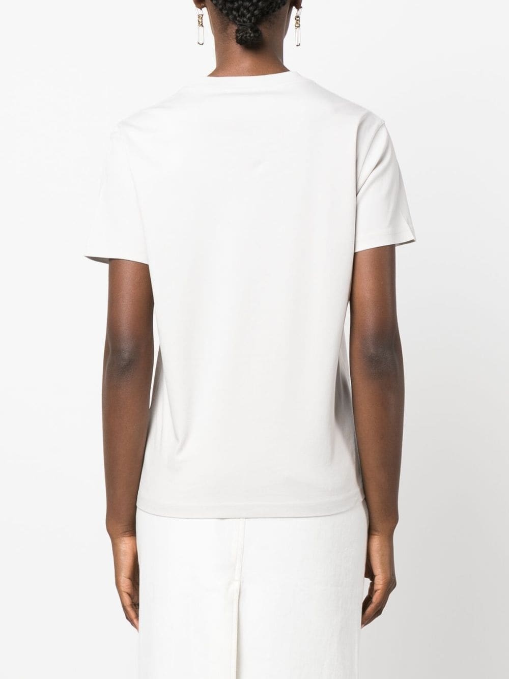 embroidered logo T-shirt - 4