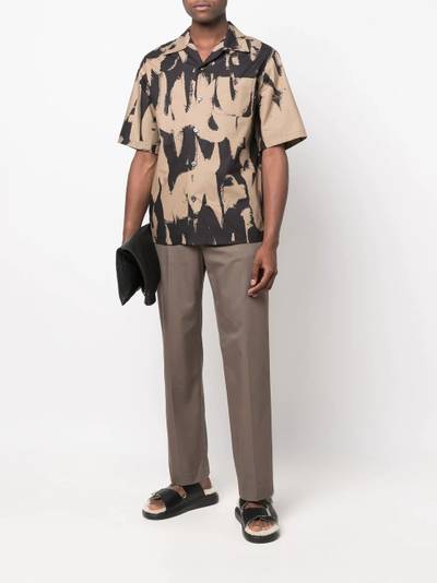 Alexander McQueen monogram-print shirt outlook