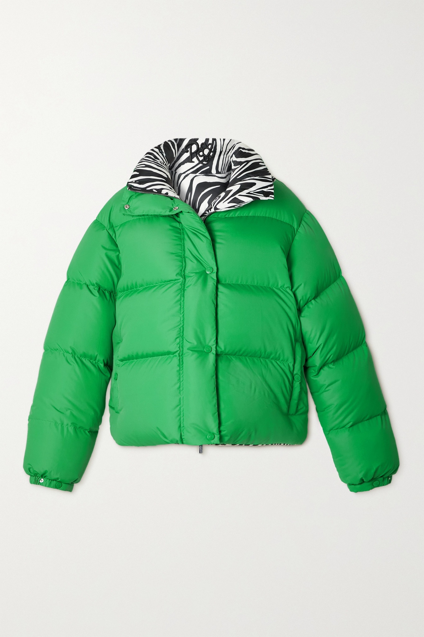 Reversible quilted shell down jacket - 1