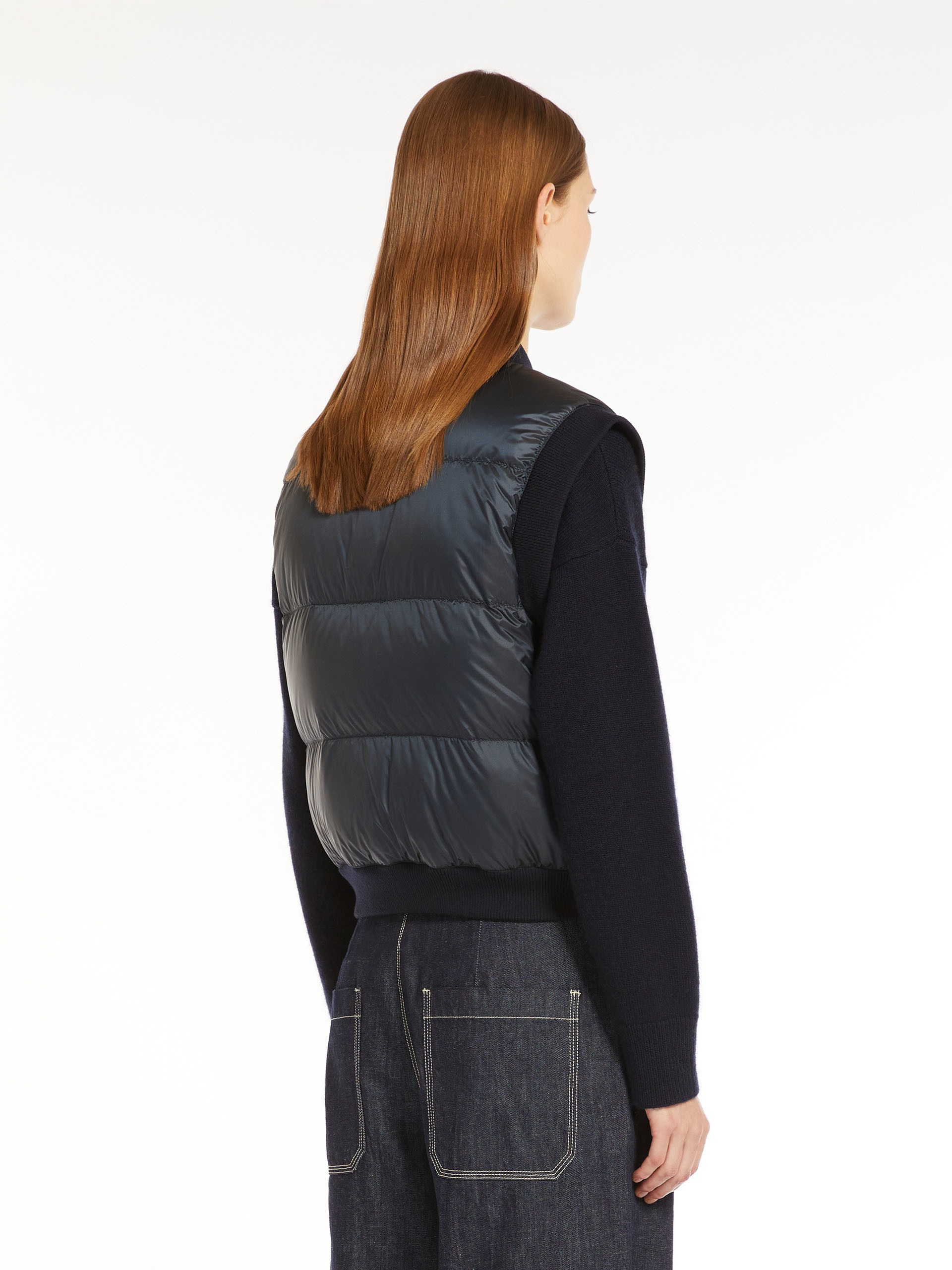 ASOFT Water-resistant technical canvas cropped gilet - 4