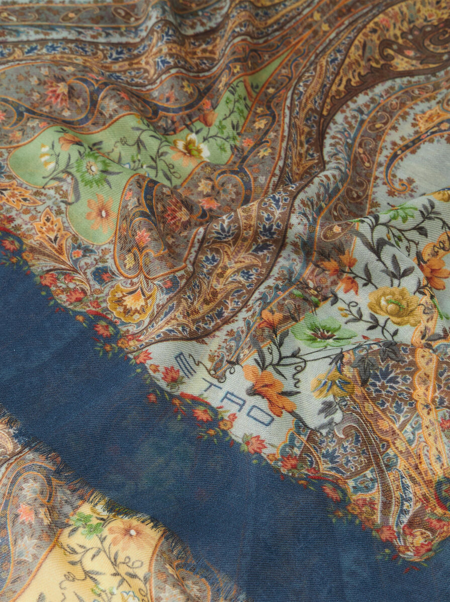 PRINTED CASHMERE SCARF - 3