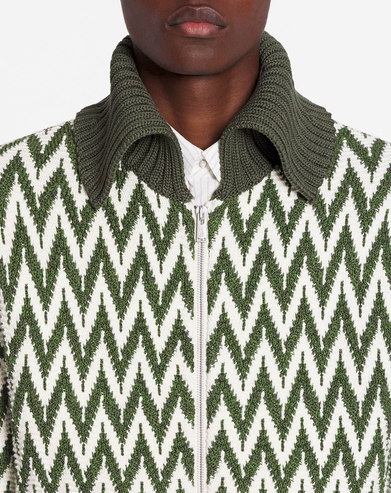 CURB HERRINGBONE BOMBER JACKET 5