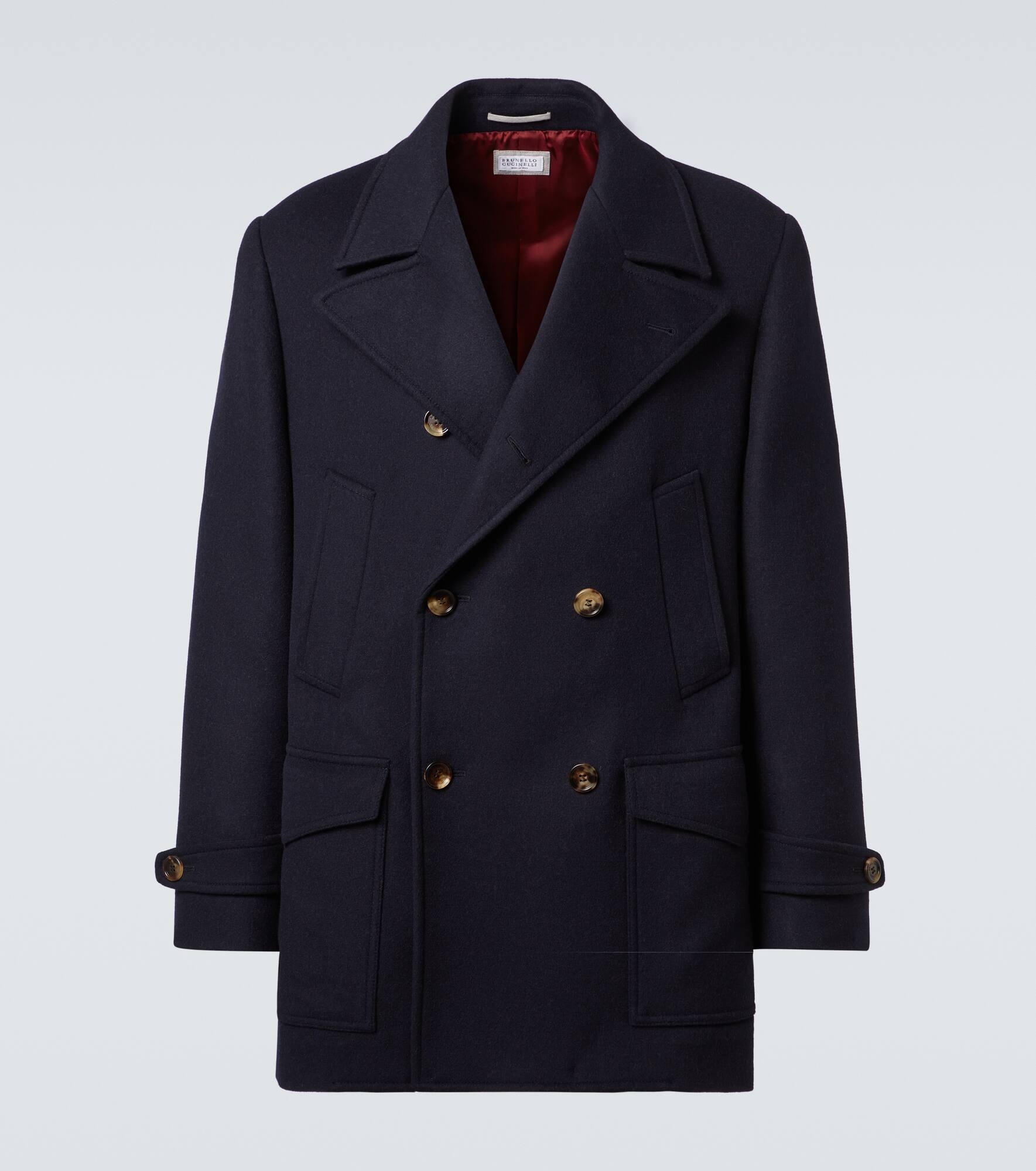 Wool peacoat - 1