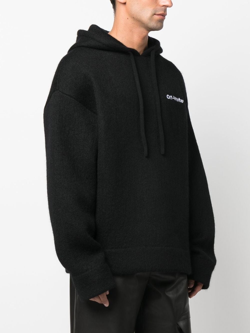 logo-print hoodie - 3