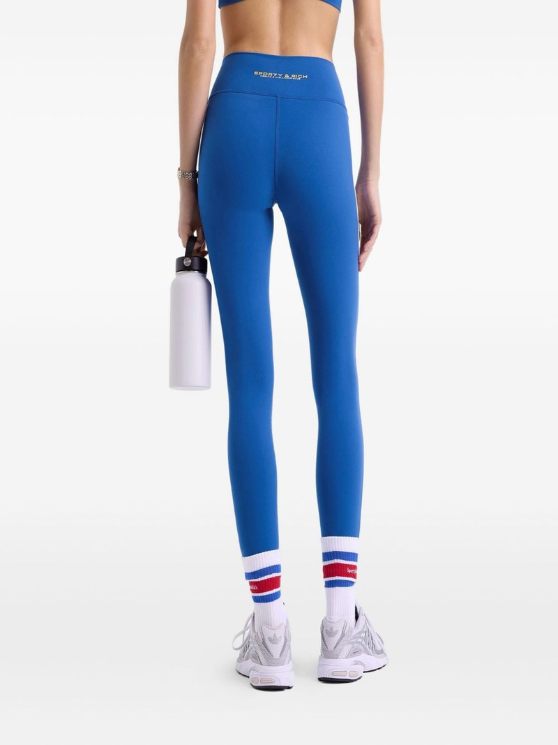 Sporty & Rich logo-print leggings outlook