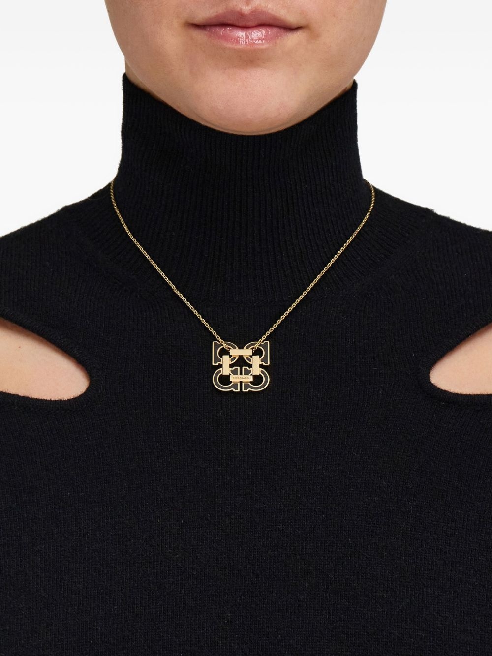 Gancini-pendant necklace - 2