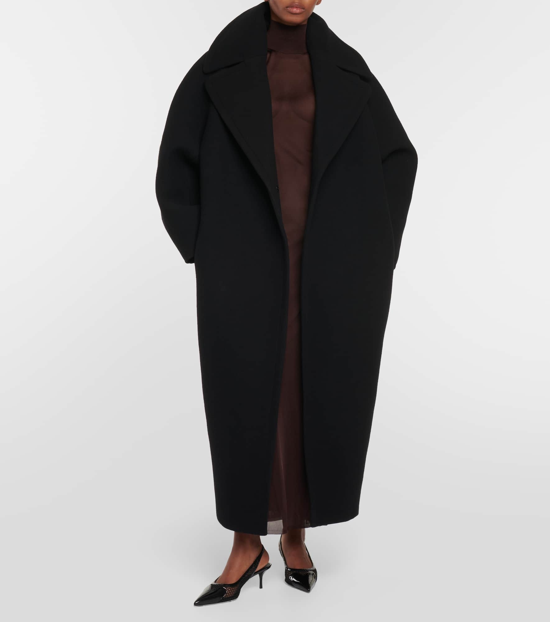 High-neck knit maxi dress - 2