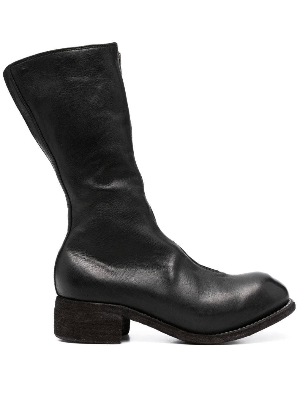 40mm zip-up knee-length boots - 1