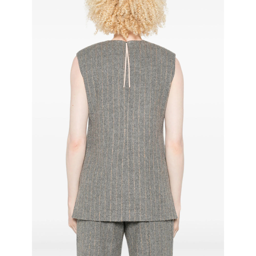 Carven Grey Tops - Vests & Tank Tops Women - 5