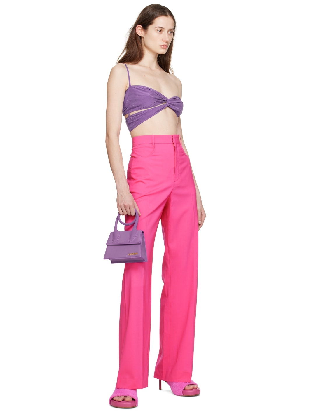 Purple 'Le Bandeau Espelho' Tank Top - 4