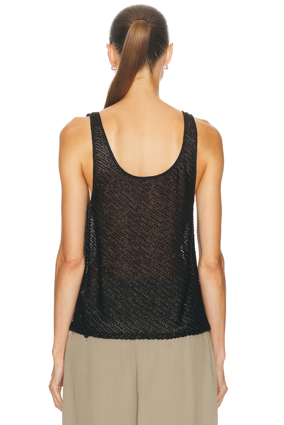 Glass Beaded Mesh Top - 3