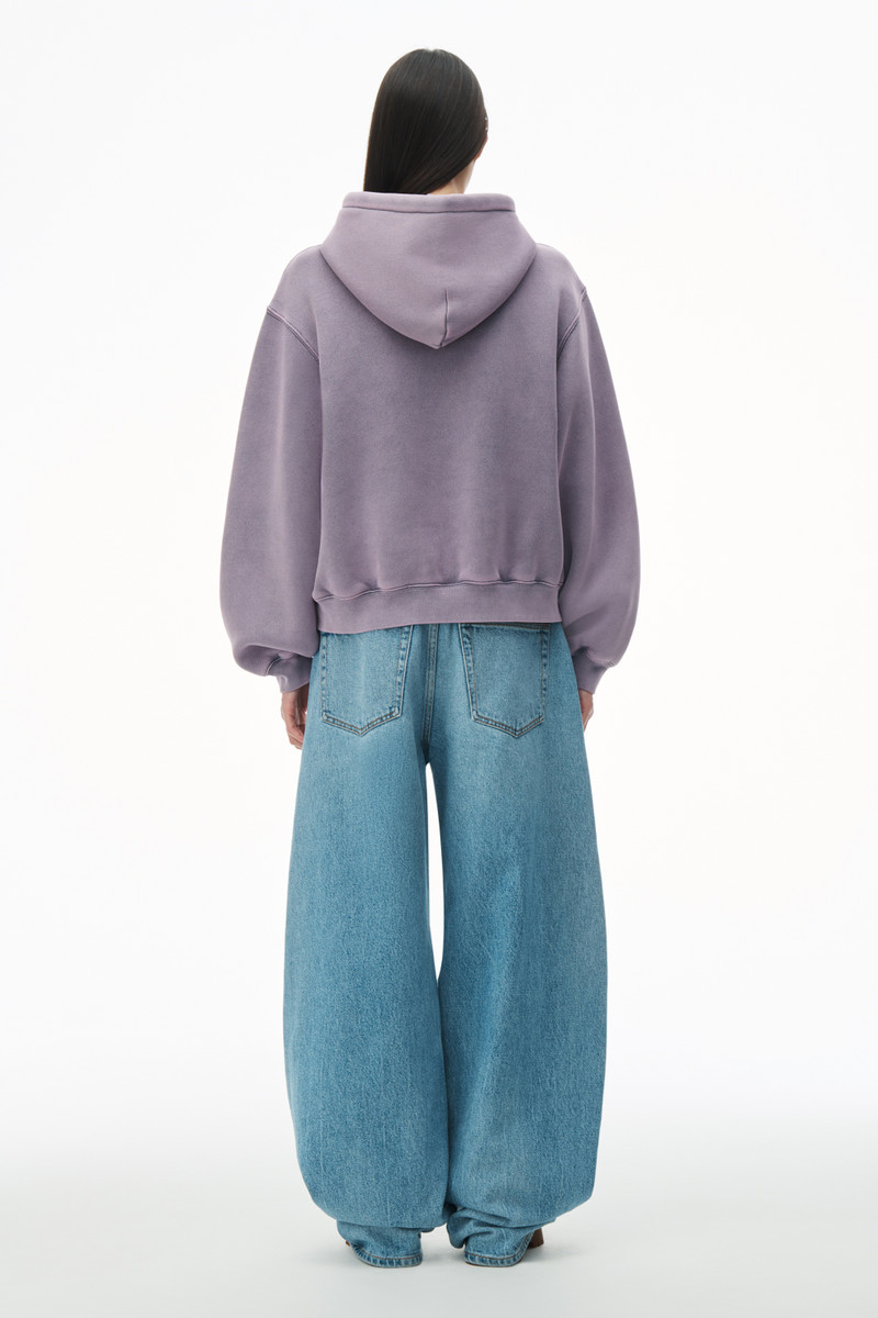 Logo Hoodie in Structured Terry 4