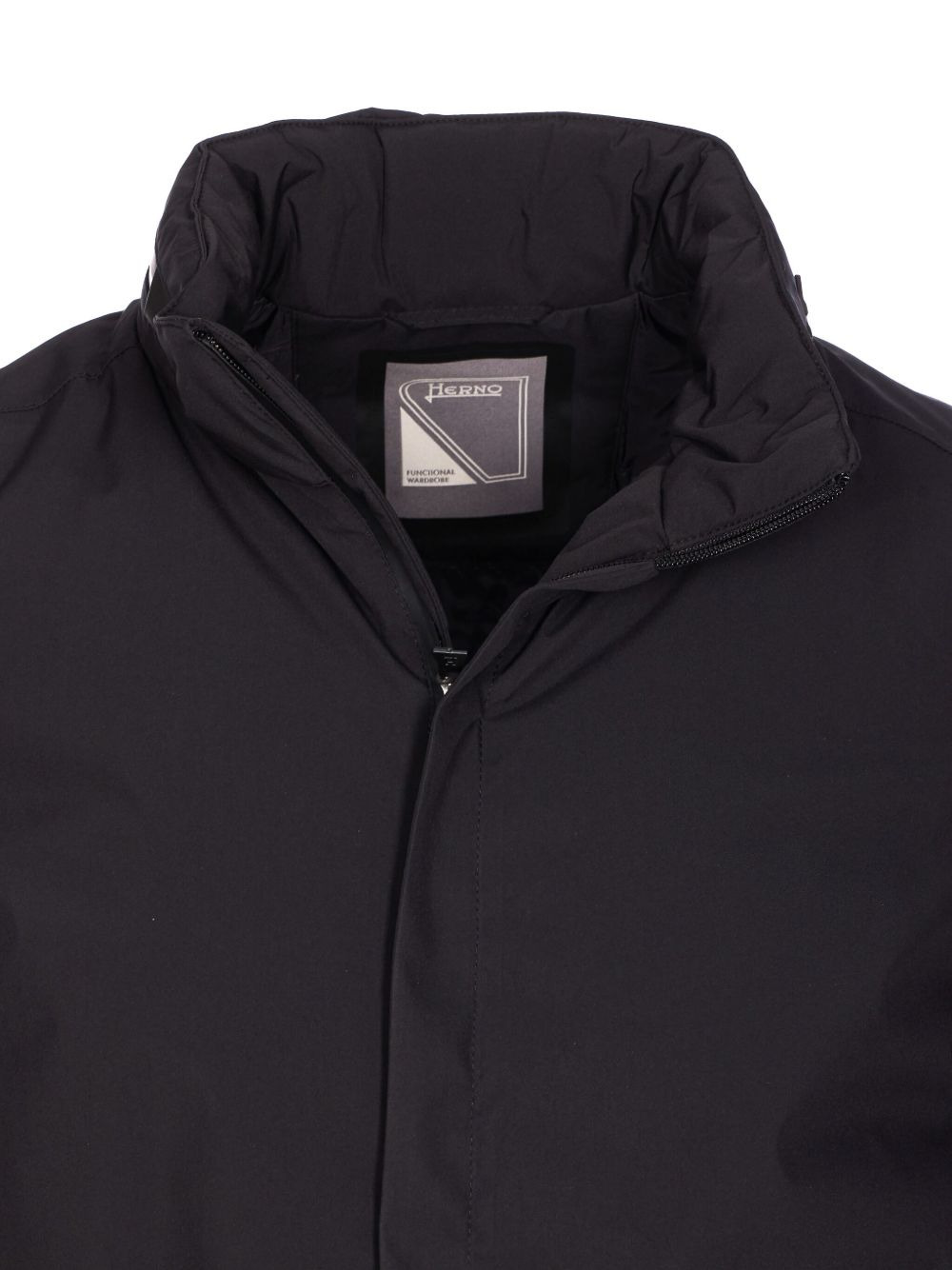 zip-fastening padded coat - 4