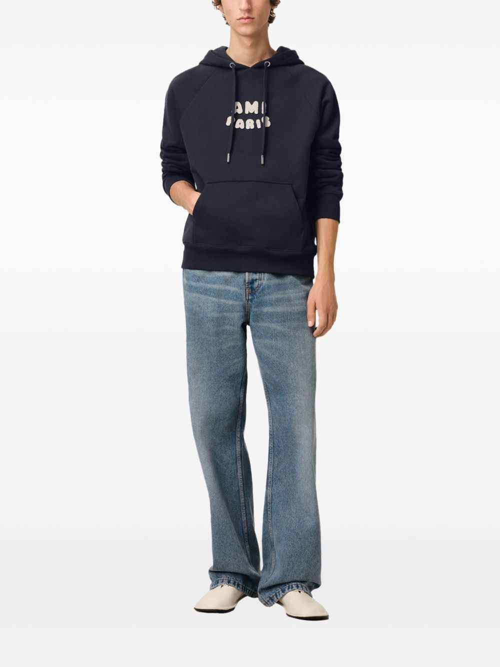 logo-print hoodie - 2