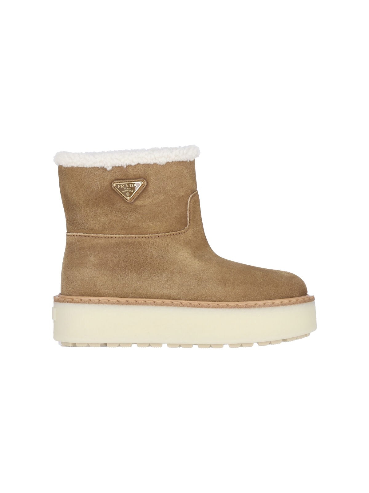 LOGO SHEARLING BOOTS - 1