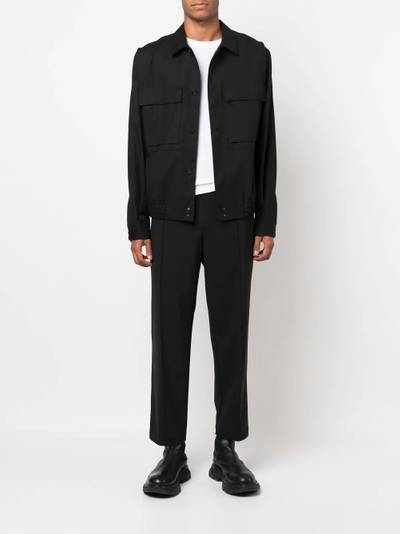 Neil Barrett elasticated-waist cropped trousers outlook