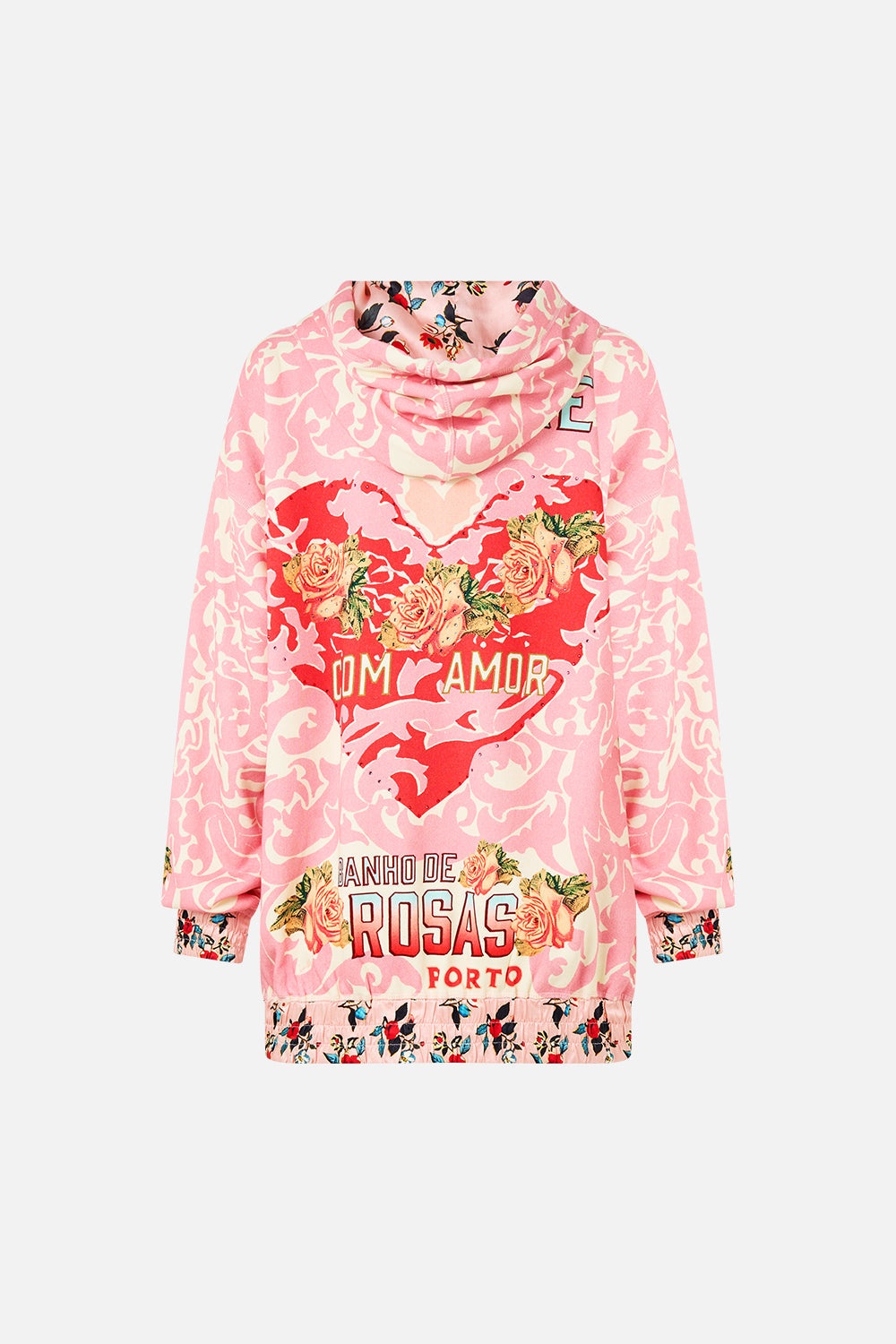 SILK BAND OVERSIZED HOODIE WITH POCKETS - 7