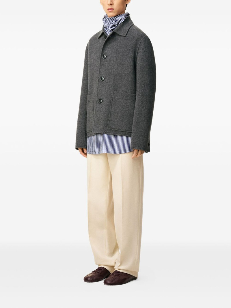 AMI Paris Double Faced Wool Cashmere Ball Jacket 3