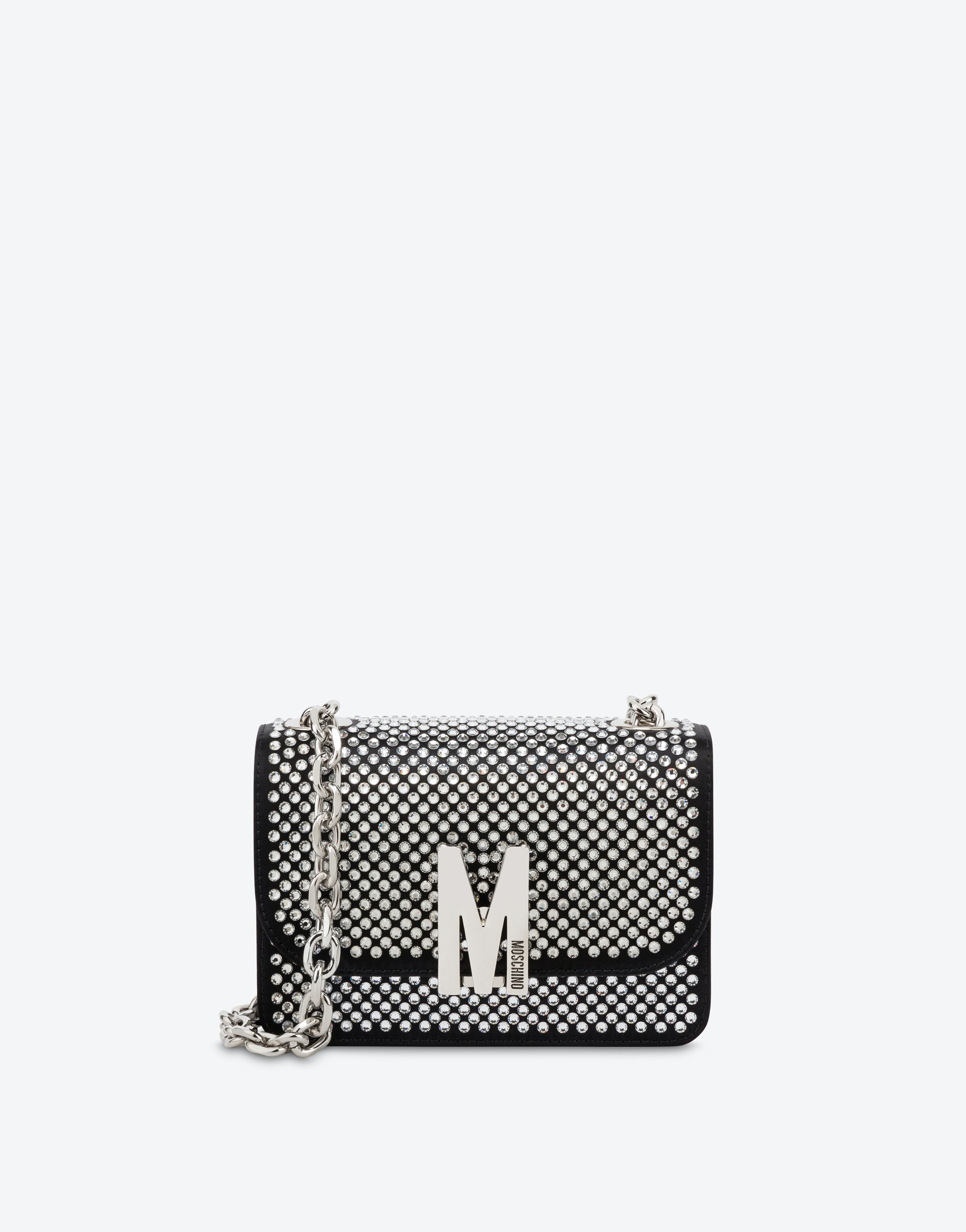 Moschino M BAG WITH RHINESTONES | REVERSIBLE