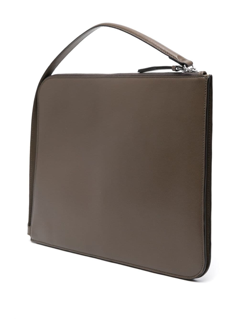 leather tote bag - 3