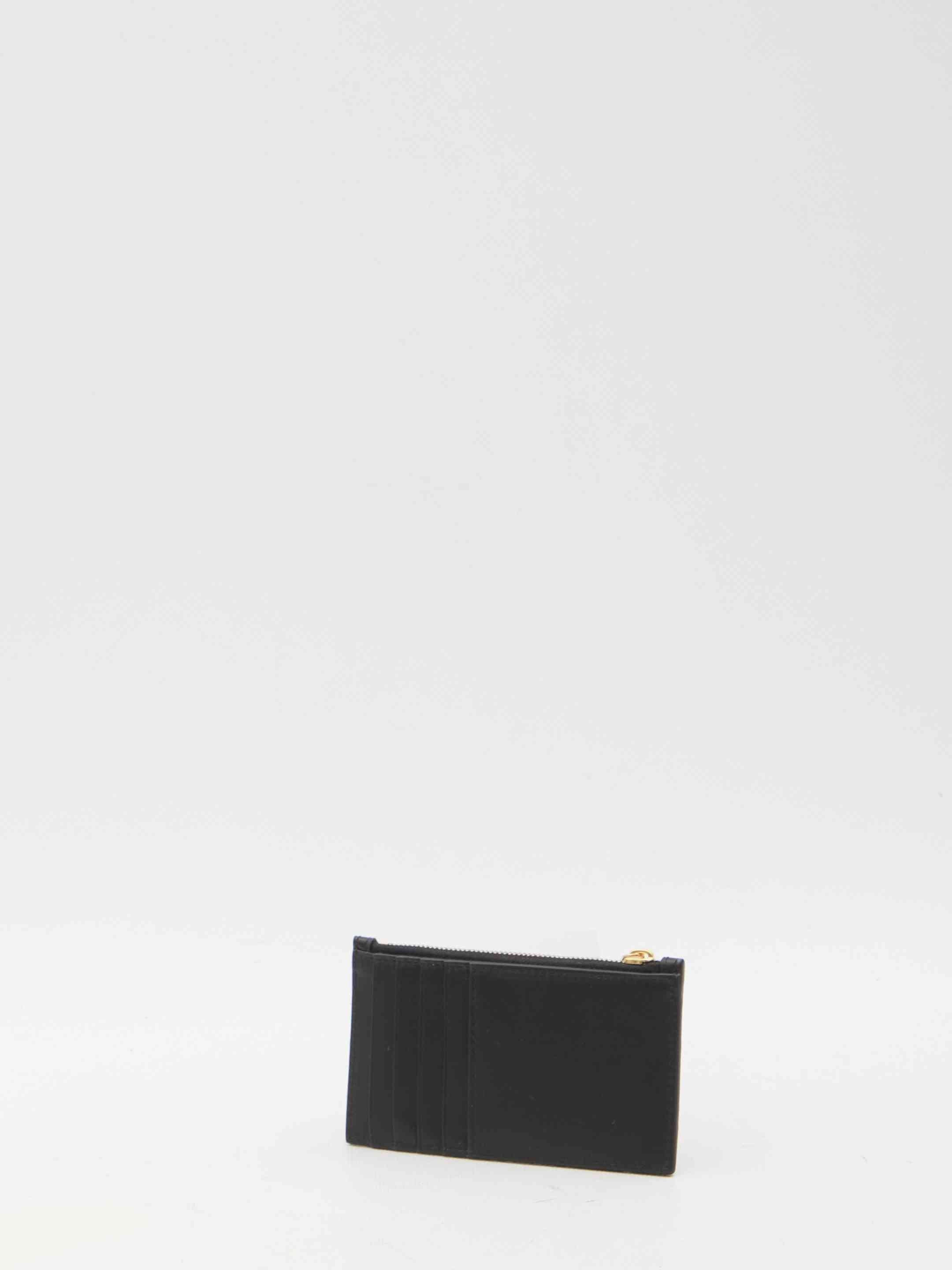 Bottega Veneta Women Black Zipped Cardholder - 2