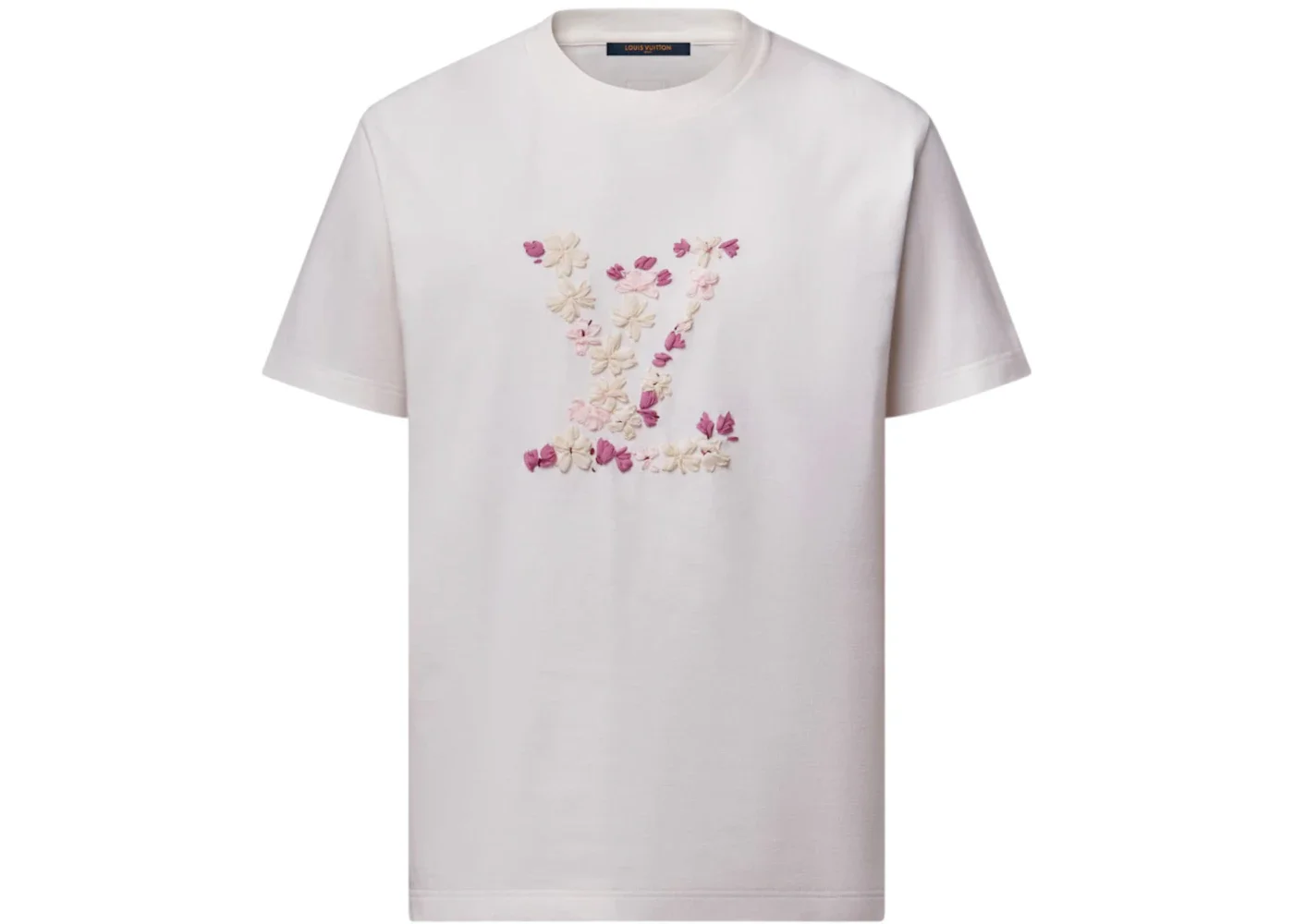 Louis Vuitton x Nigo Embroidered T-Shirt Milky White - 1