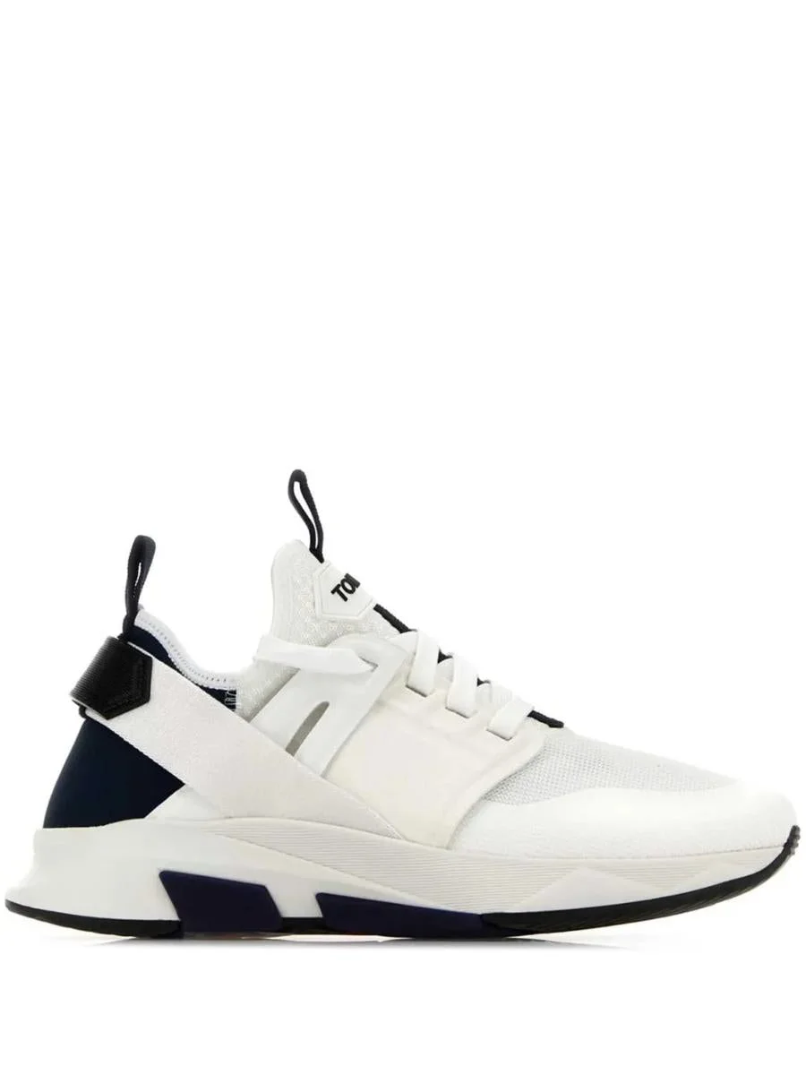 Tom Ford Neoprene And Suede Jago Sneakers Shoes - 1