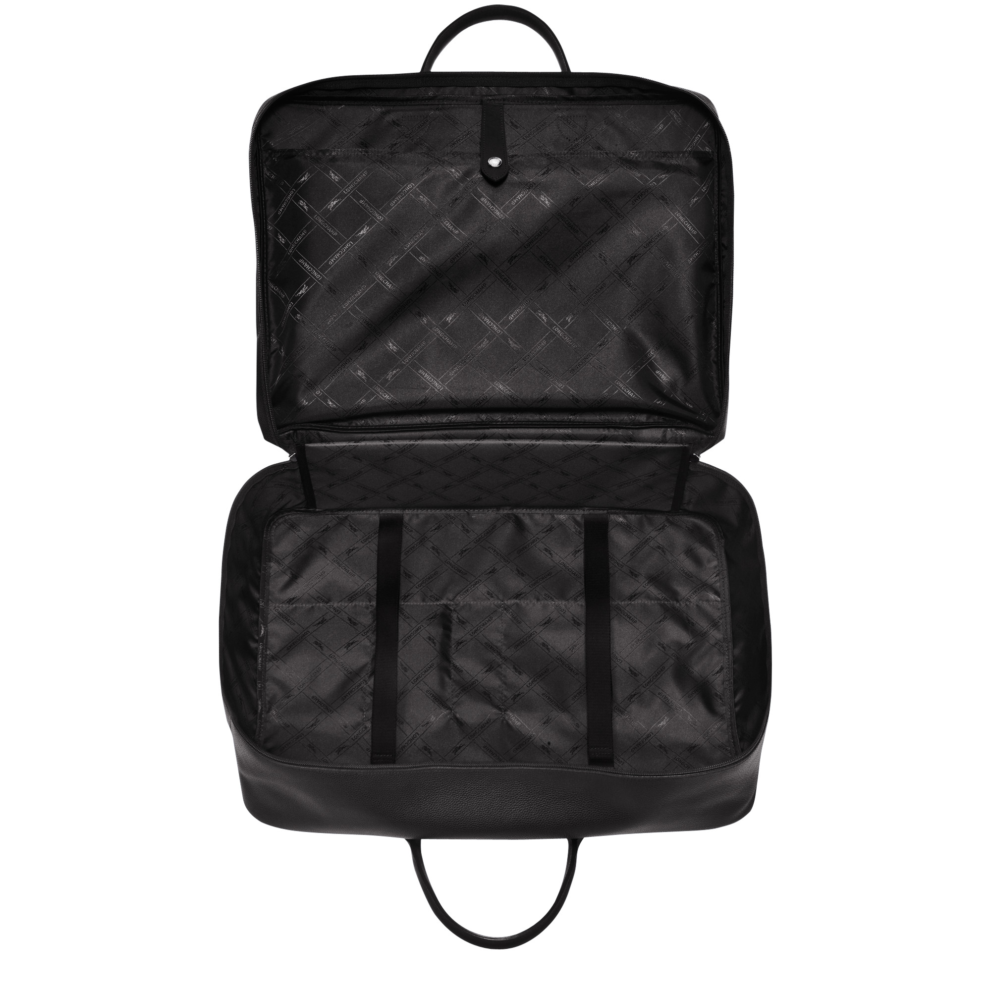 Le Foulonné S Suitcase Black - Leather - 4