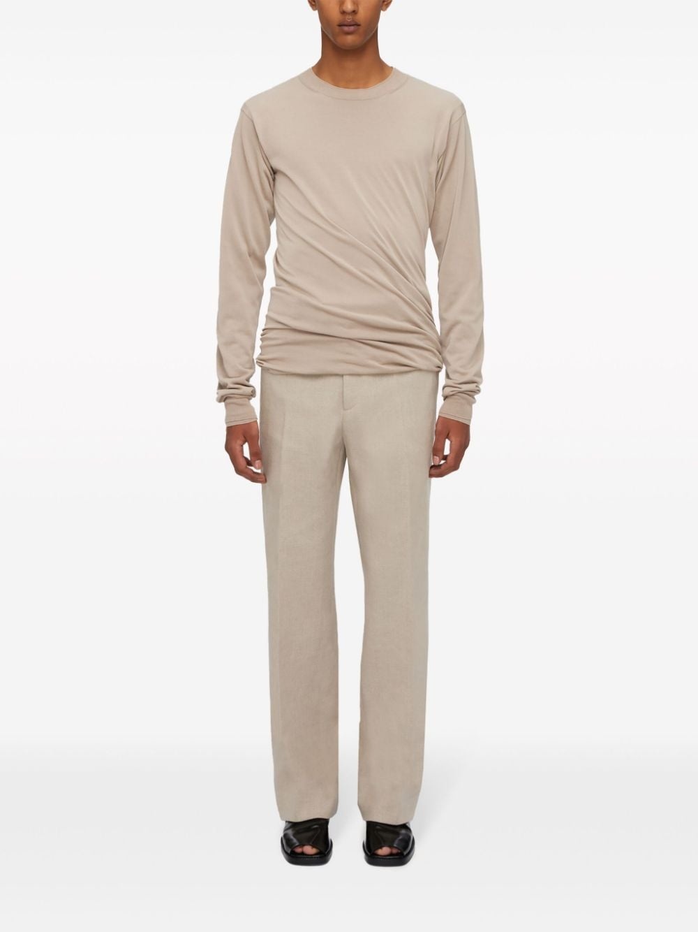 fine-knit cotton jumper - 2
