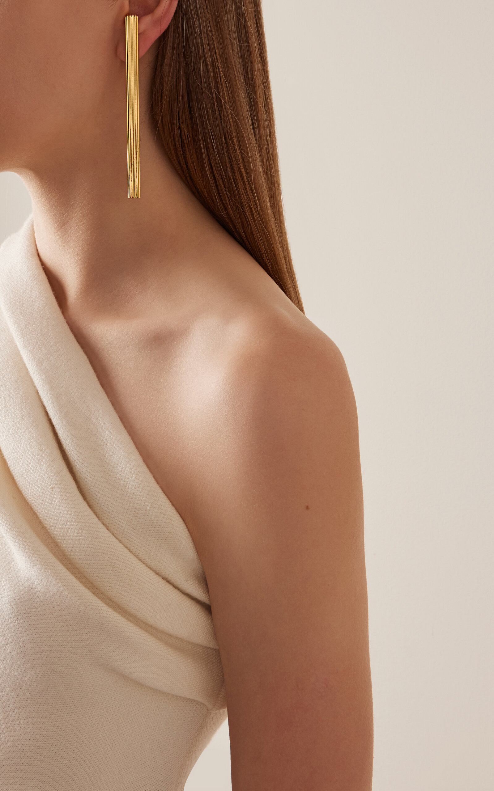 Empire 18K Gold-Plated Long Earrings gold - 2