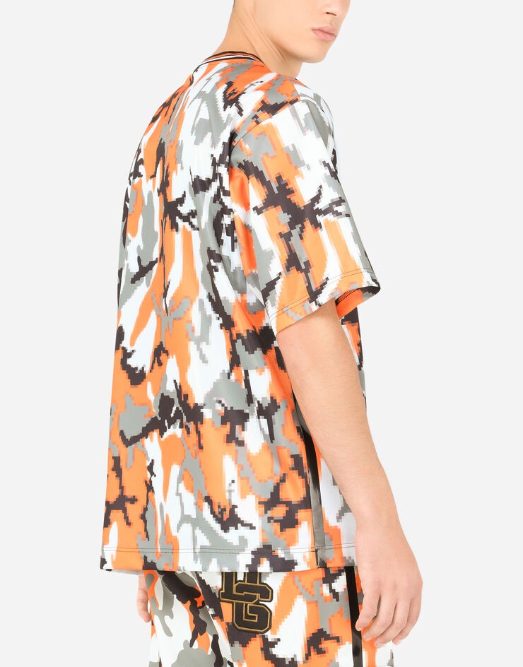 Marbled-print cotton T-shirt - 5