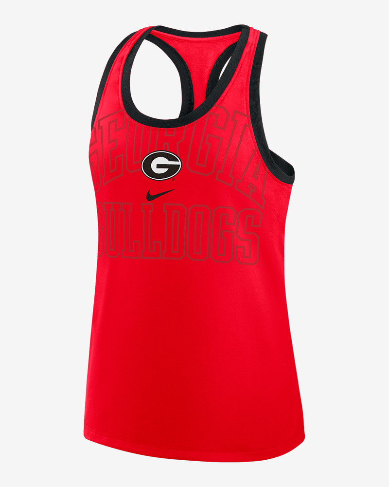 Georgia Primetime Shadow Women's Nike College Racerback Tank Top - 1