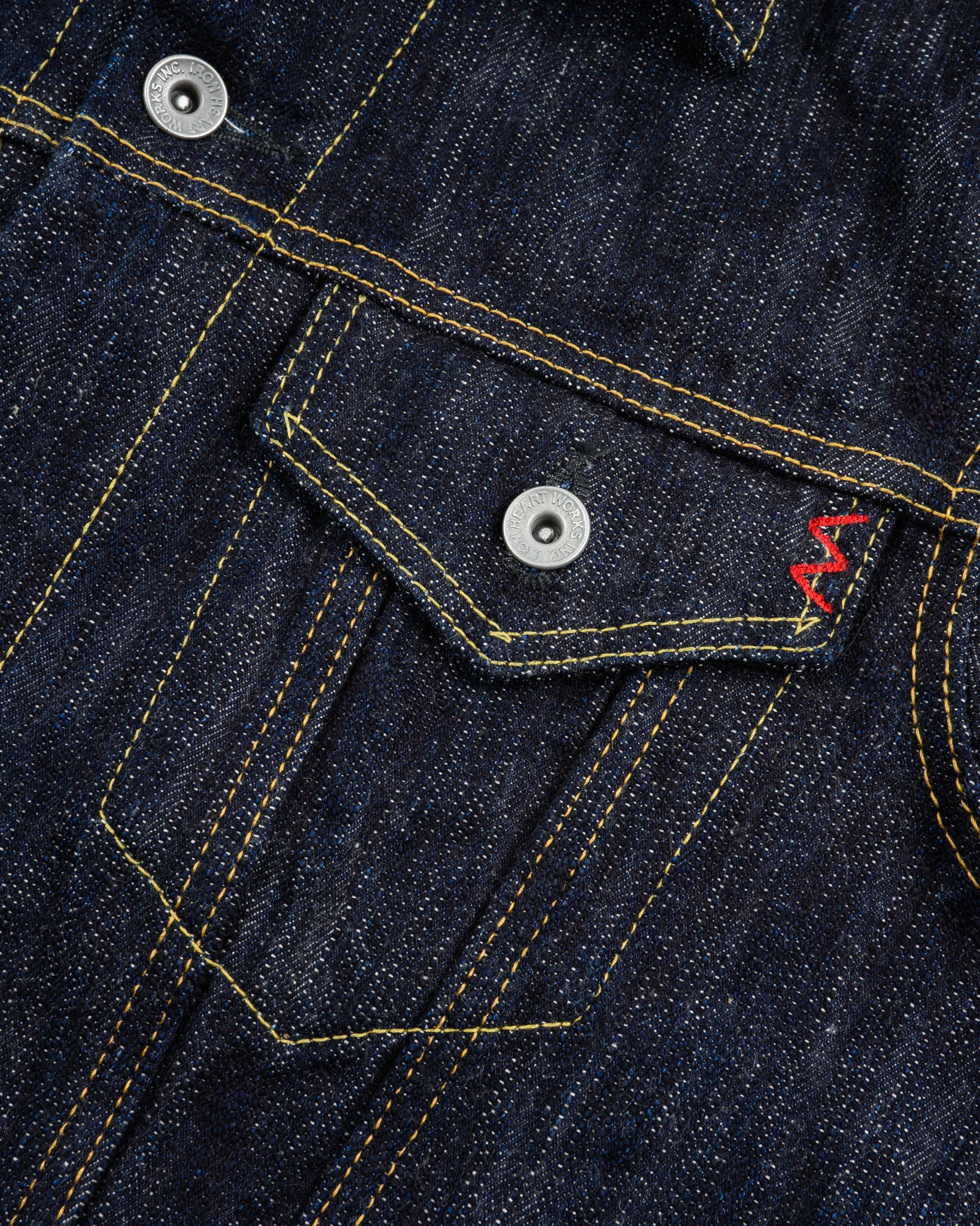 IH-526J-SLB 16oz Slubby Selvedge Denim Type III Jacket - Indigo - 8