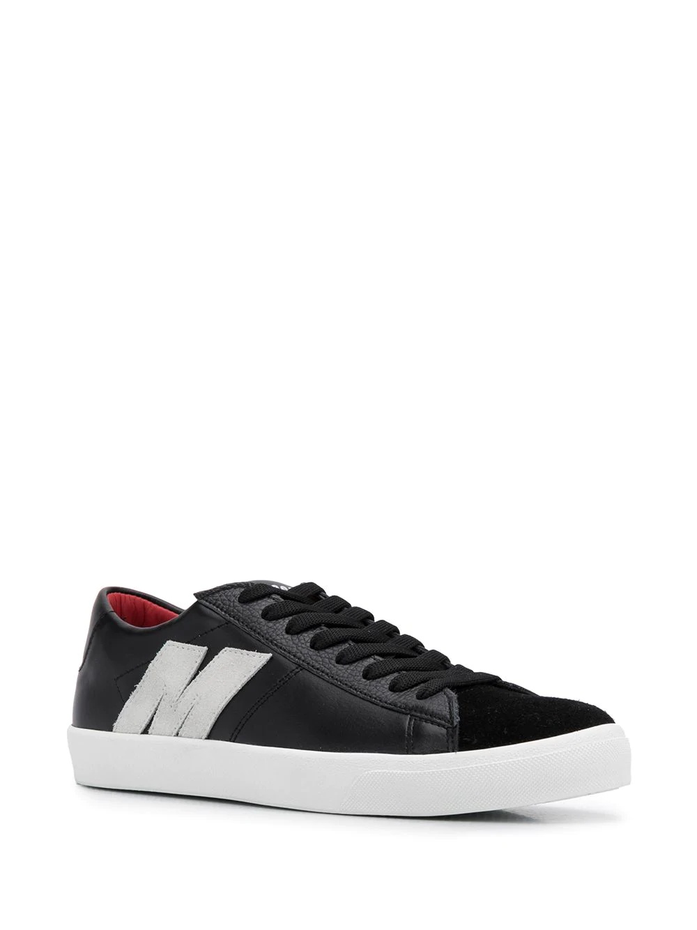 M appliqué low-top sneakers - 2