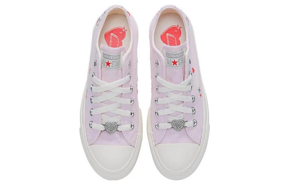 (WMNS) Converse Chuck Taylor All Star Lift Platform Y2K Heart Low Top 'Pale Pink' A09115C - 3