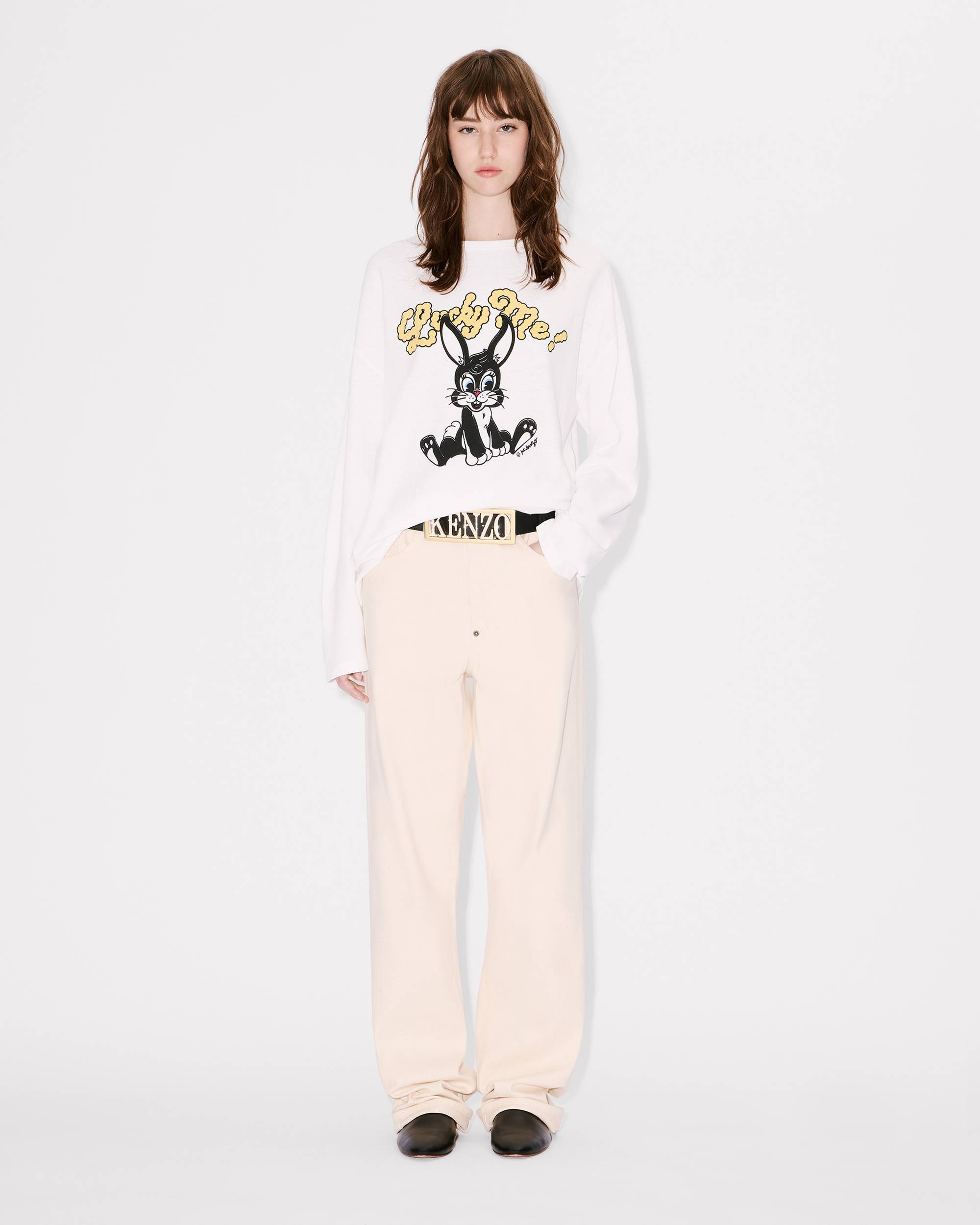 'KENZO Cartoon' long sleeves T-shirt in cotton - 5
