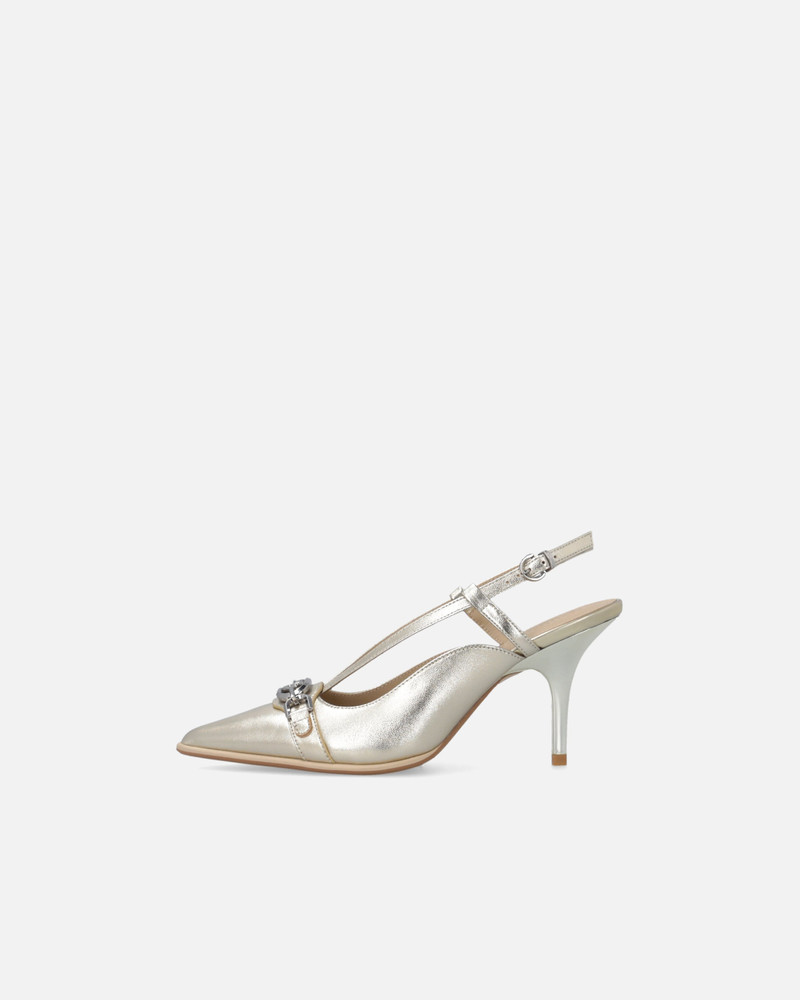 PINKO LAMINATED NAPPA SLINGBACKS outlook