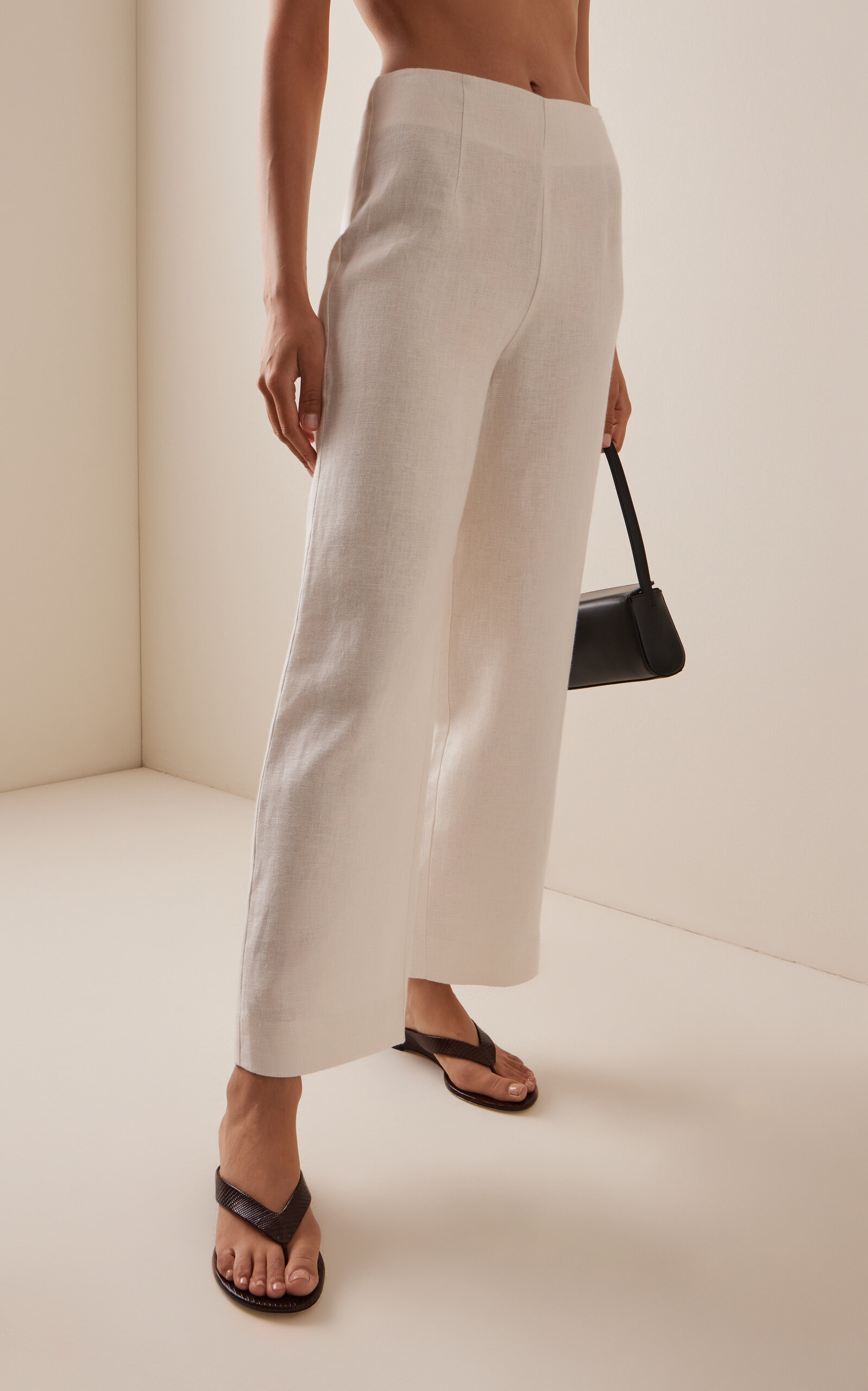 Noelle Linen Pants white - 3