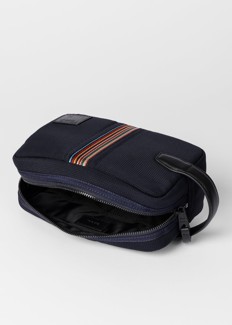 'Signature Stripe' Wash Bag 5