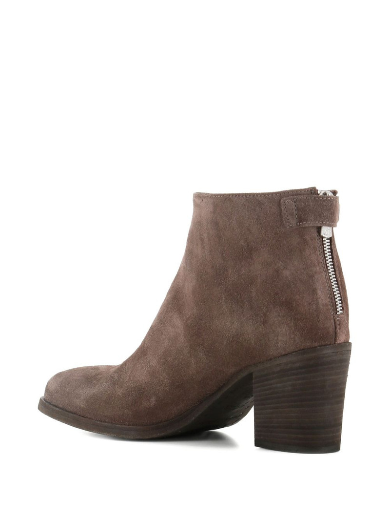 zip-detail block-heel ankle boots 4