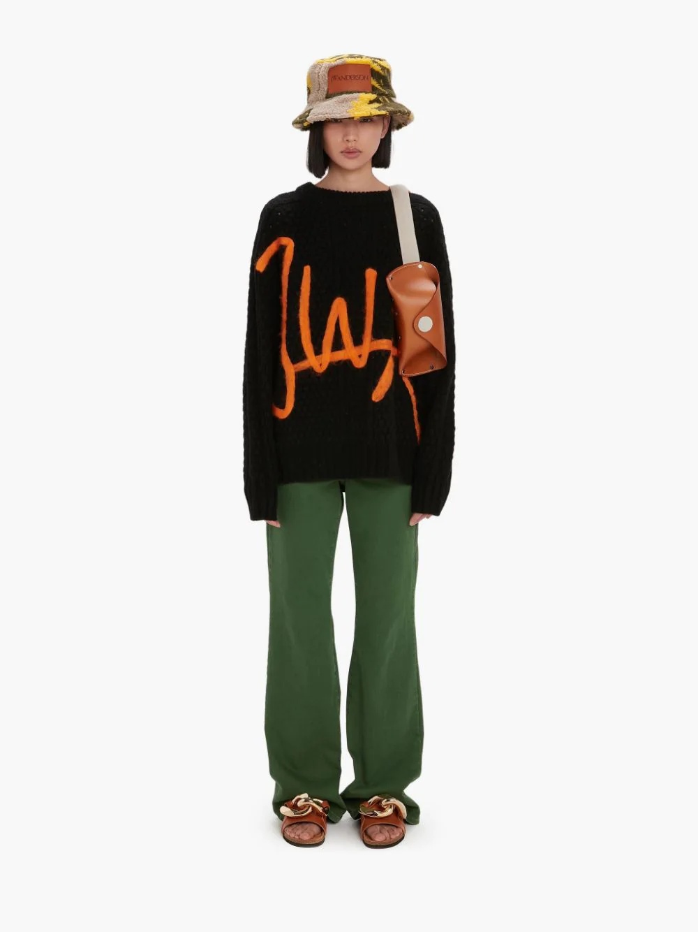 JWA CREWNECK CABLE  JUMPER - 3