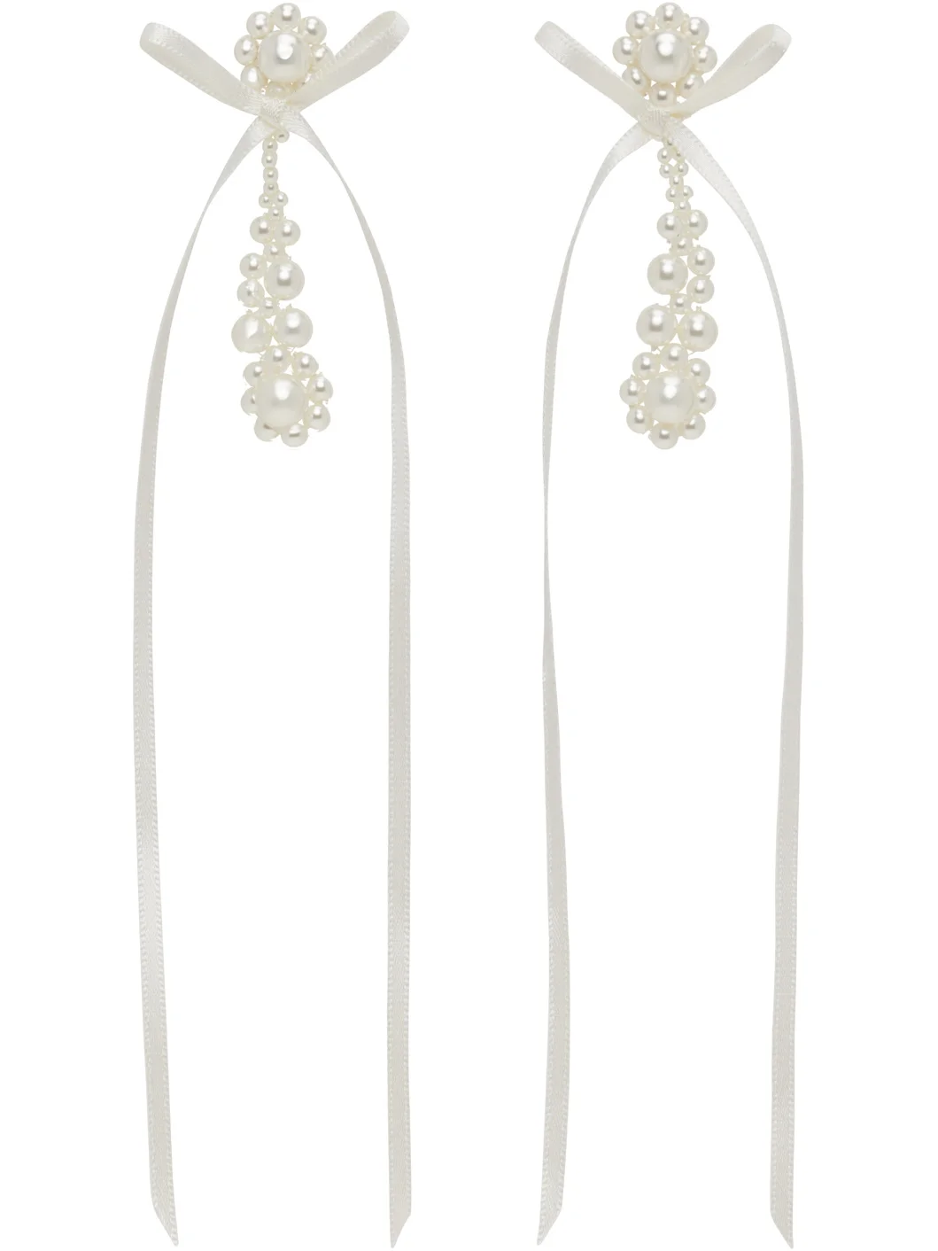 Victorian Drip Bow Earrings - 1