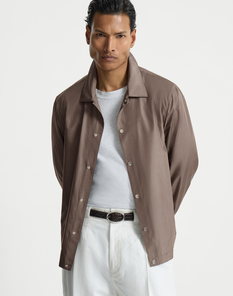 Bonded silk unlined outerwear jacket 5