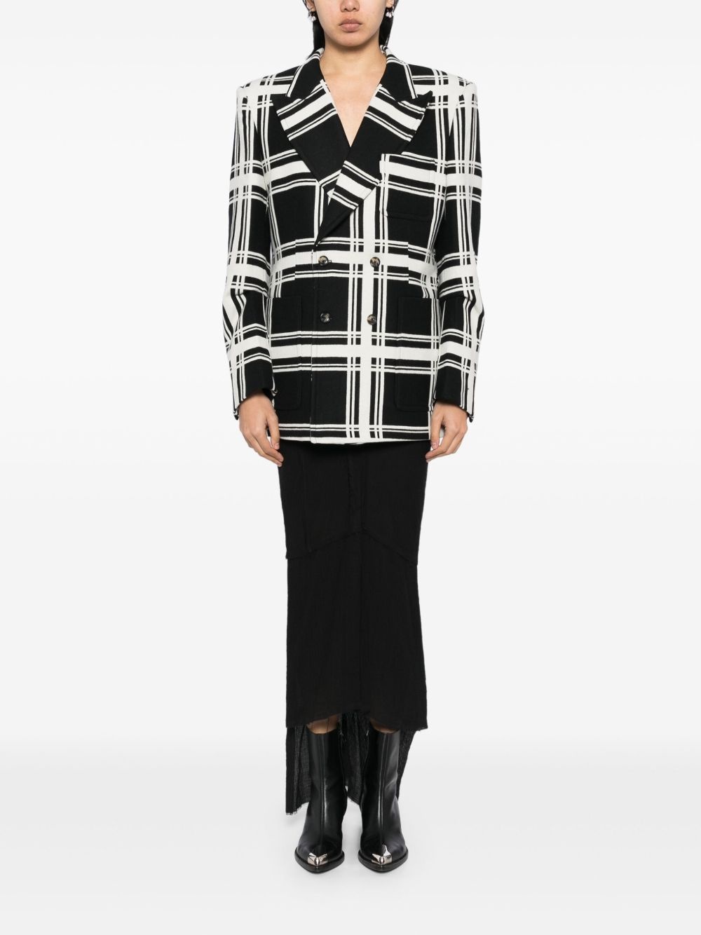 HIGH SHOULDER DB Blazer - 2